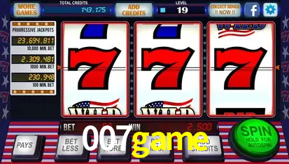 APP oficial da 007game para mobile